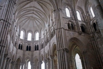 inside Vezelay Abbey