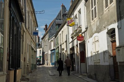 une rue de Sancerre.