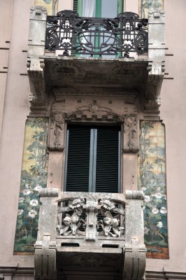 Casa Galimberti, via Sirtori, Art Nouveau in Milan - 2559