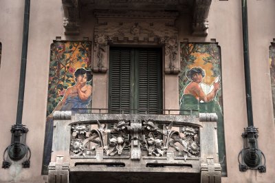 Casa Galimberti, via Sirtori, Art Nouveau in Milan - 2562