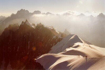 Mont Blanc et Valle blanche depuis l'Aiguille du Midi - 4
