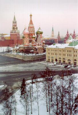 Red Square viewed from Rossiya Hotel