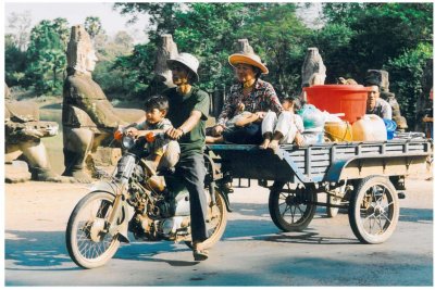 Porte sud d'Angkor Thom