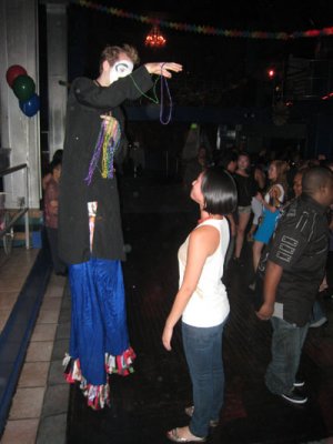 stilt walker