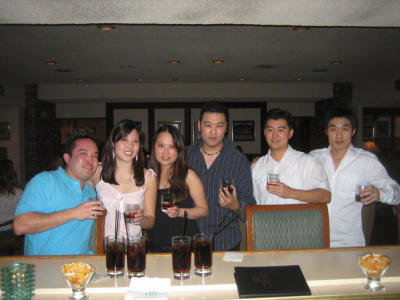 hennessey pre-shots @ our Doubletree hotel