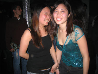 two partying gals