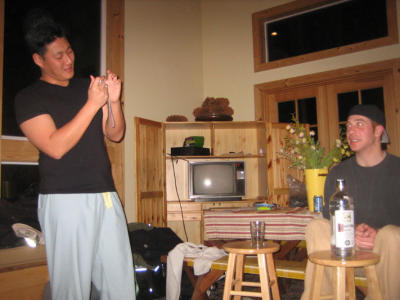 check out that dope plasma tv in the background