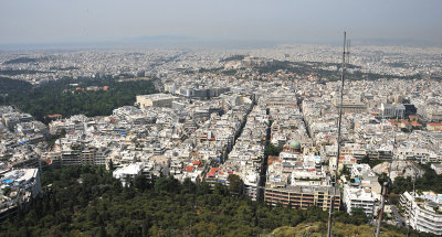 A View of Athens with Acropolis in Center Back