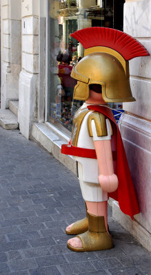Back to Central Athens and Trojan Reminder