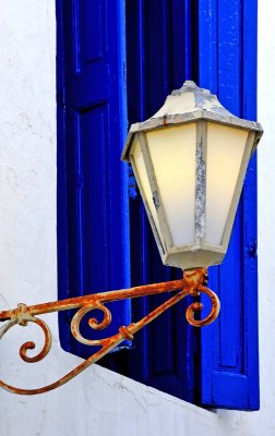 TINOS - One of Most Religious Islands - View of Wall Lamp