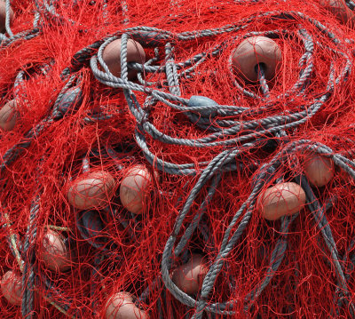 A Red Fishing Net