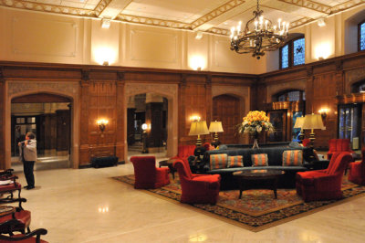Lobby of Fairmont Chateau Laurier Hotel in OTTAWA