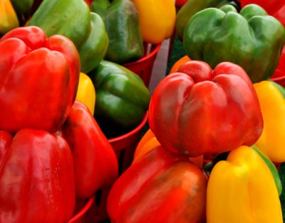 Peppers of Various Colors