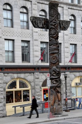 Totem Pole in Downtown Ottawa