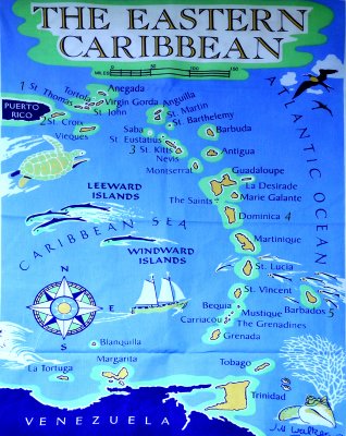 Map  next stop is 2 : St. Croix