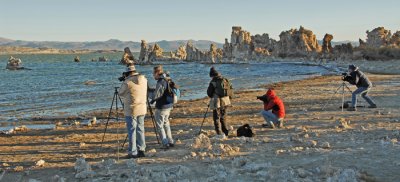 Photographers at work.