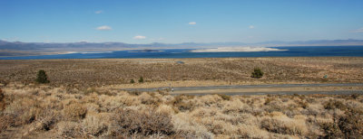 View of Mono Lake from the east side of Hwy. 395.