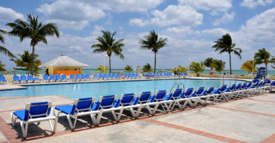 Beautiful pool of resort