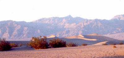 Dune view near Stovepipe Wells