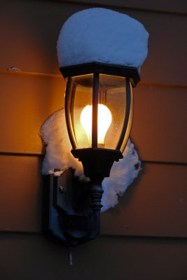 Winter night lamp