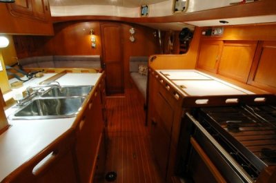 galley from aft