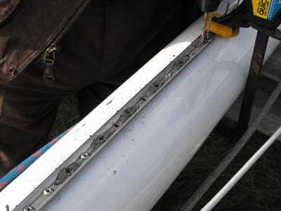 Sail Track Damage Repair . . . Tides Strong Track