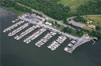 Collins Bay Marina from north west