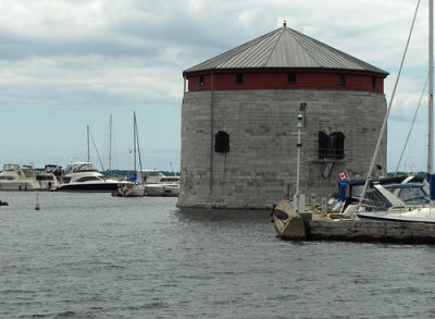 Martello tower in marina