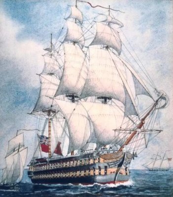 HMS ST LAWRENCE was based at Kingston