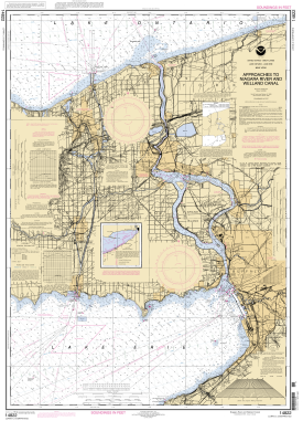 FULL SIZE chart - upper lakes & Lake Erie to Lake Ontario