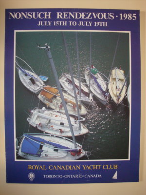 Toronto 1985 Rendezvous - 100+ boats . . . 70+ boats competing