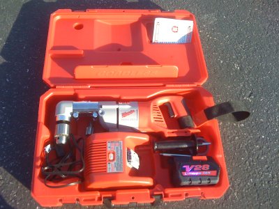 tool & accessories in supplied carrying case