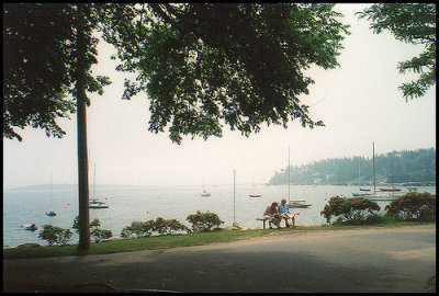 looking south down the west shore