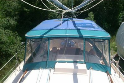 rain catcher hard top bimini fills tanks !