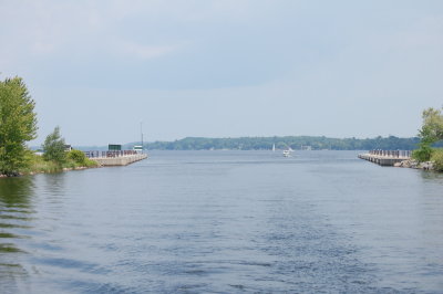 looking east in the east end of canal