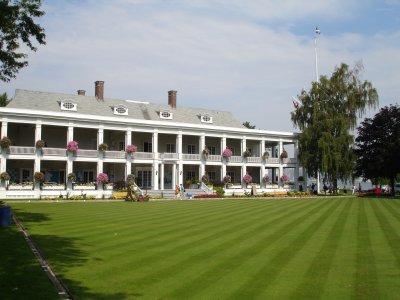 front (east) of Clubhouse on North Island