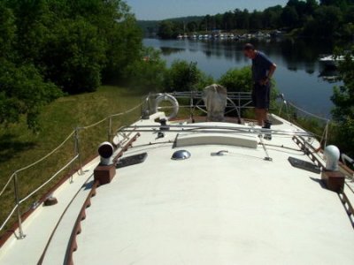 coach roof looking aft
