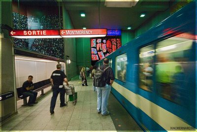 IN SUBWAY of MONTREAL