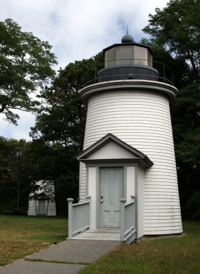 Two of the Three Sisters lighthouses