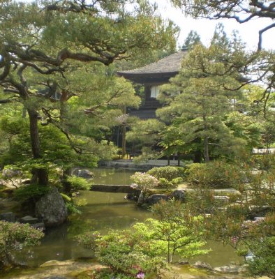 Japanese garden at Ginkakuji.