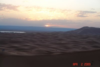 sahara at sunrise