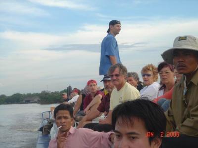 our boat to phnom penh