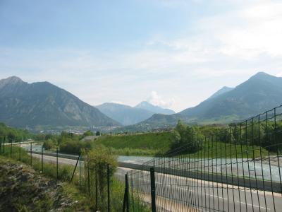 La statale - la Durance e in fondo Briancon