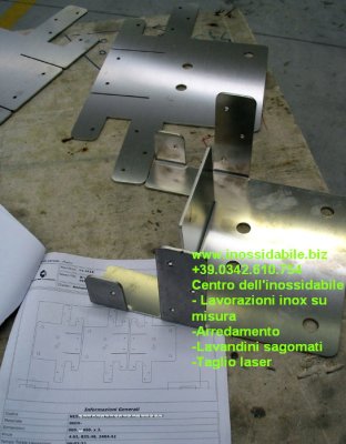 scatolati inox taglio laser e piegatura