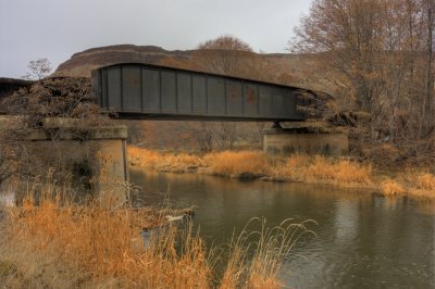 3-Image HDR, Bridge over Trout Creek