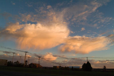 Sunset Clouds w Birds