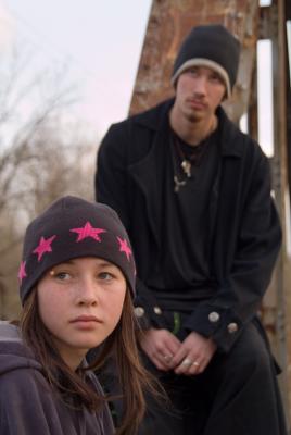 Emily and Chris on bridge