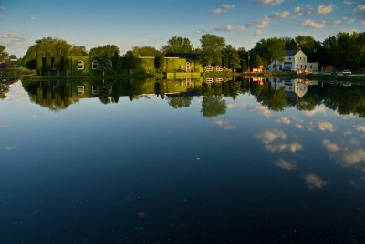 Mill Pond Morning Reflections  ~  June 1