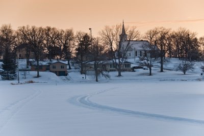 New London's Mill Pond  ~  March 2