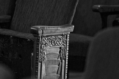 Little Theater Seating B&W  ~  May 22